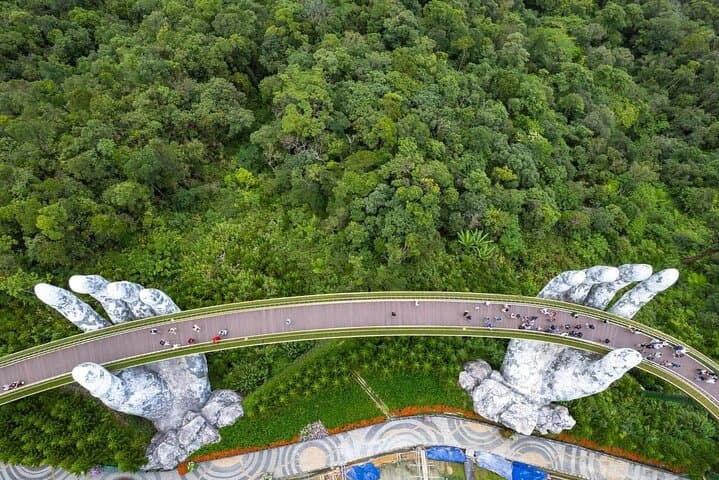 Ba Na Hills & Golden Bridge: Full-Day Guided Tour with Marble Mountain from Da Nang photo 1