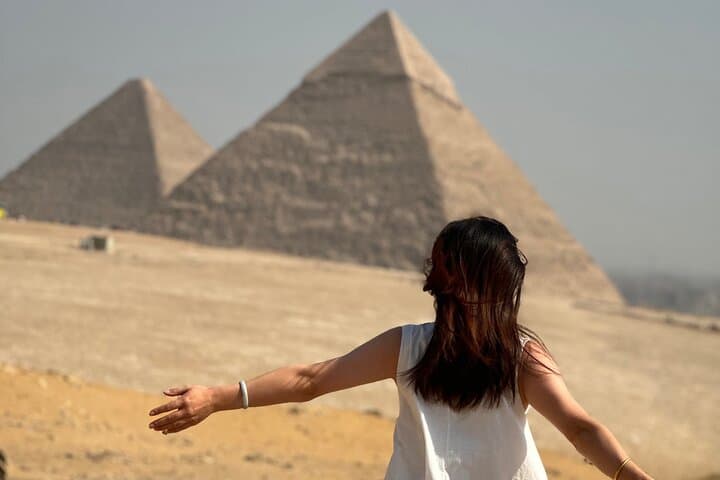Giza Pyramids & Sphinx: Camel Ride and Grand Egyptian Museum Day Tour photo 4