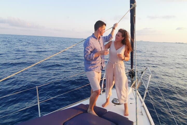 Sail Barcelona's Coast: 1-Hour Private Boat Trip with Cava photo 3