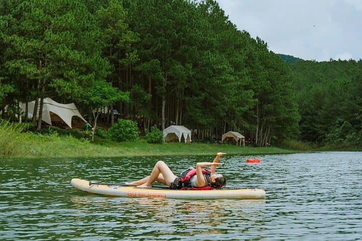 SUP Paddle at Tuyen Lam Lake: Morning Stand-Up Boarding near Da Lat photo 1