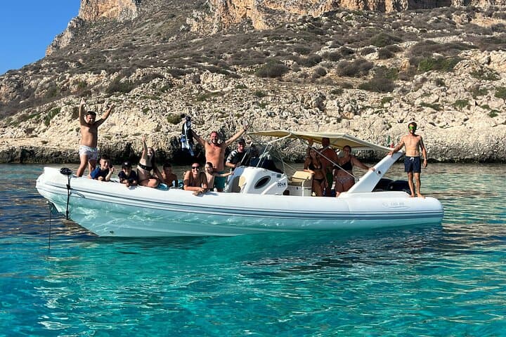 Favignana & Levanzo Dinghy Day Trip — Snorkel Caves, Tuff Cliffs & Posidonia Meadows photo 2