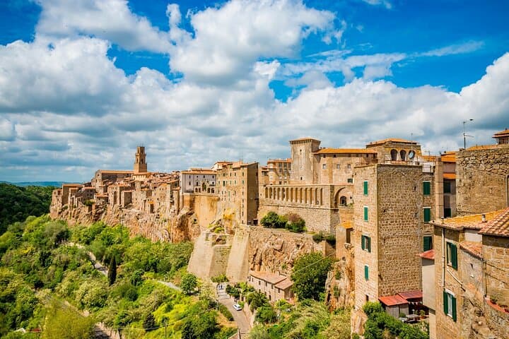Full-Day Maremma: Montemerano, Saturnia Waterfalls & Pitigliano with Wine Tasting