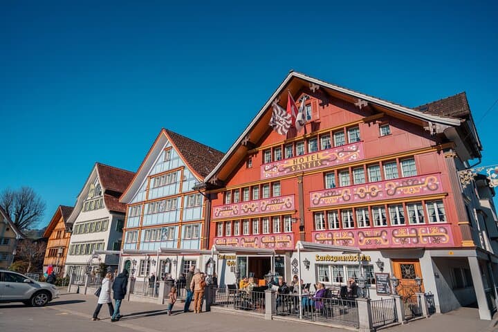 Appenzell slide adventure and chocolate museum day tour from Zurich