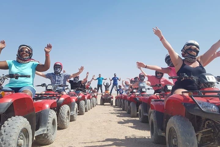 Sunset Quad and Bedouin Dinner Safari in Sharm el Sheikh