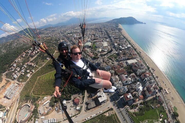 Tandem Paragliding Over Alanya: Launch from Mt. Alanya to Cleopatra Beach photo 3