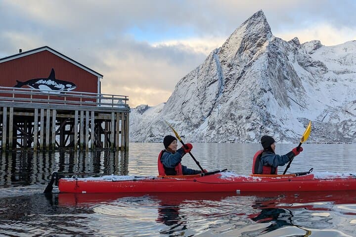 Winter Sea Kayak in Reine Fjord — 3-Hour Guided Tour in Lofoten