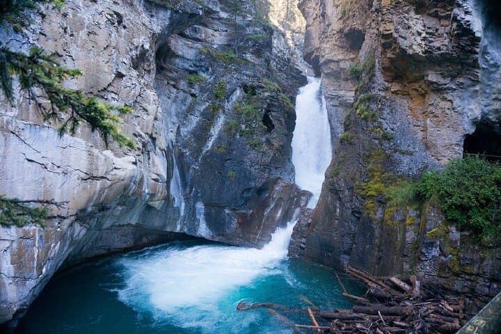 Banff Day Tour from Calgary — Frozen Falls, Johnston Canyon & Lake Minnewanka photo 2