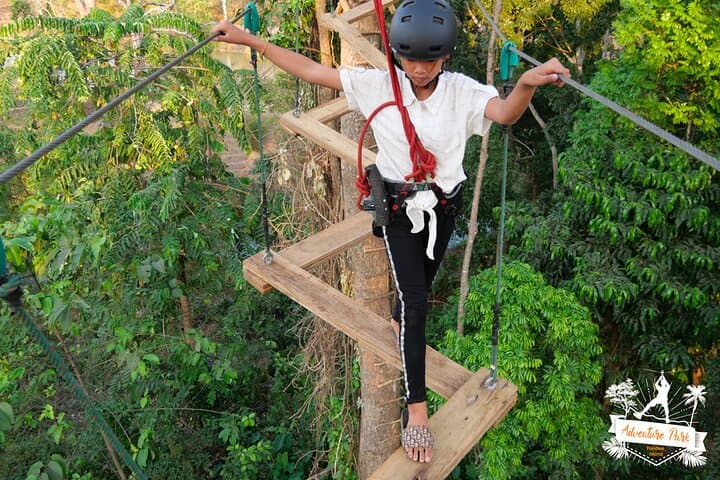 Fandee Hanging Park: Ziplines & Monkey Bridges Adventure in Tad Lo, Laos photo 4