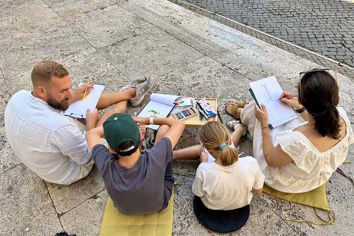 Family Scavenger Hunt and Art Workshop in Rome's Historic Center photo 2