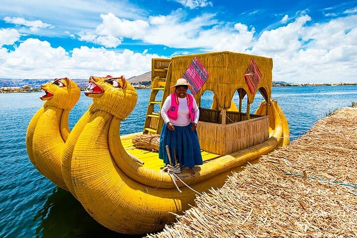 Exploring the Uros Floating Islands: Half-Day Tour from Puno on Lake Titicaca