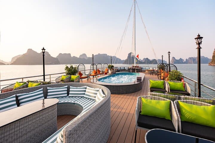 Luxury Amethyst Halong Bay Day Cruise from Hanoi — Sung Sot, Kayaking & Titop photo 6
