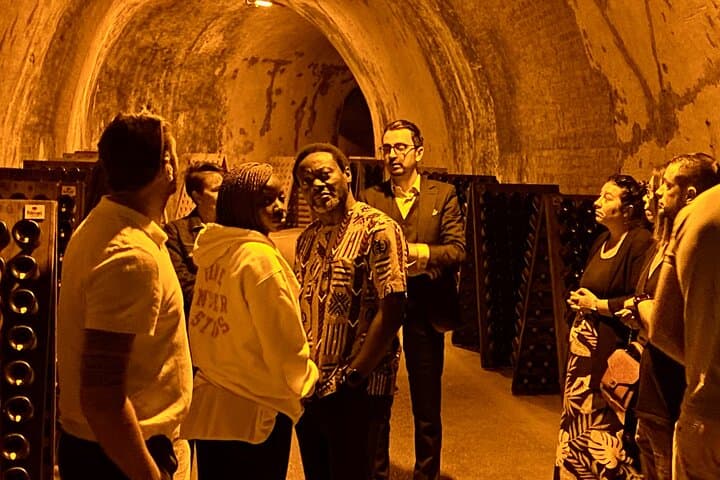 Champagne Lunch at Ruinart: Guided Cellars Tour & Private Day Trip from Paris