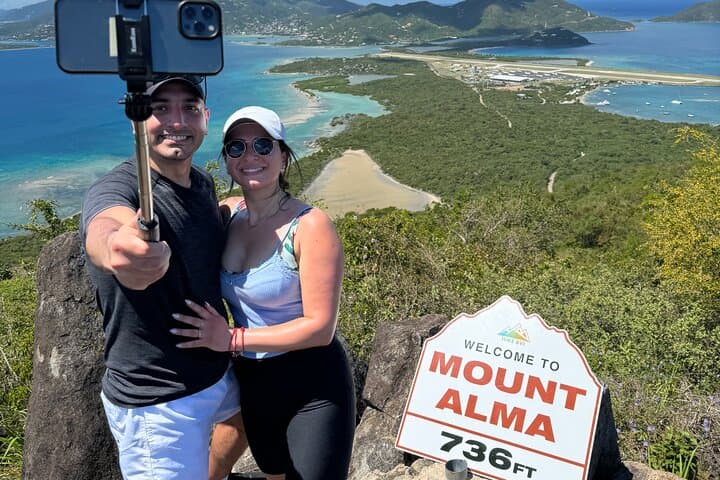 Mount Alma Hike and Secluded Beach Excursion — Tortola's 360° View and Quiet White Sand