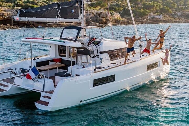 Day Sail: Luxury Catamaran Through the Maddalena Archipelago from Palau