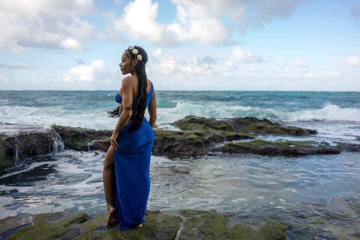 Golden Hour Beach Photo Shoot San Juan — La Concha Portrait Session