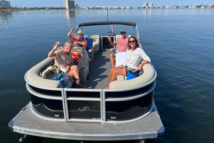 Luxury Pontoon Rental: Explore Pensacola Waters to Sand Island & Dolphin Spots photo 1