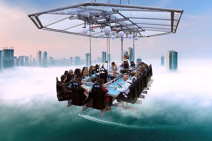 Dinner in the Sky Dubai: Weekend Sky-High Dining with 360° Views
