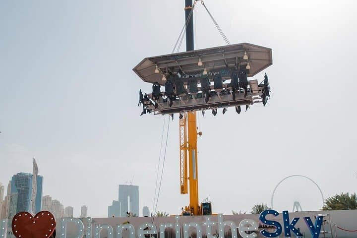 Dinner in the Sky Dubai: Weekend Sky-High Dining with 360° Views photo 2