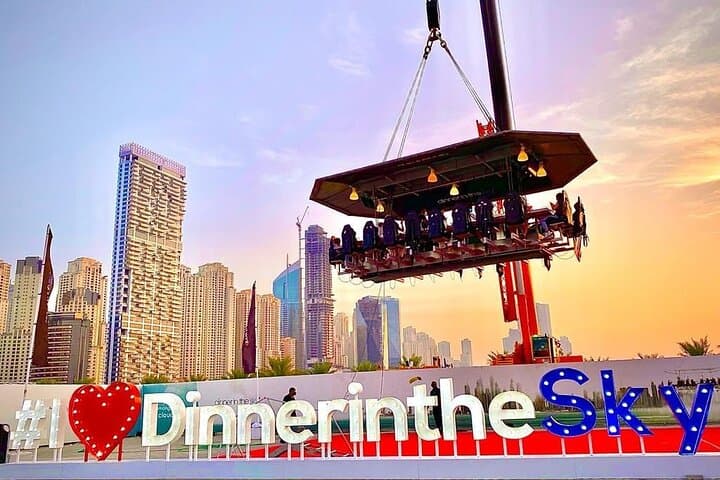 Dinner in the Sky Dubai: Weekend Sky-High Dining with 360° Views photo 3