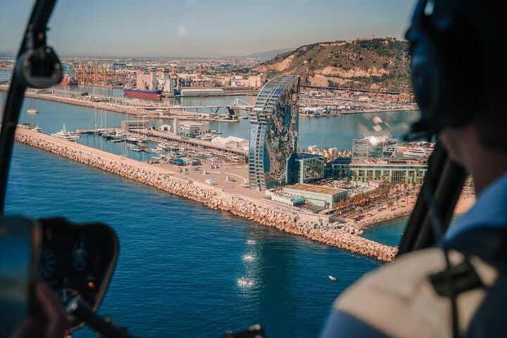 Barcelona 360: Private Helicopter Flight, Sailboat Transfer & Old Town Walking Tour photo 6