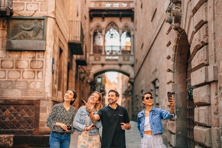 Barcelona 360: Private Helicopter Flight, Sailboat Transfer & Old Town Walking Tour photo 2