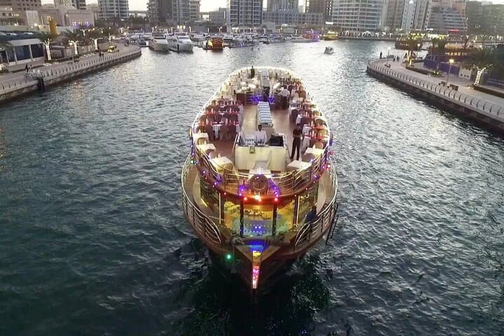 Dubai Marina Dhow Dinner Cruise: Sunset Cruise, Tanoura Show & Skyline Views photo 3