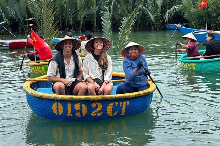 Marble Mountains to Hoi An: Basket Boat, Lanterns & Night Market Day Tour