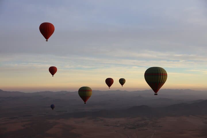 Sunrise Hot Air Balloon Ride Over Marrakech: Flight, Breakfast & Hotel Pickup