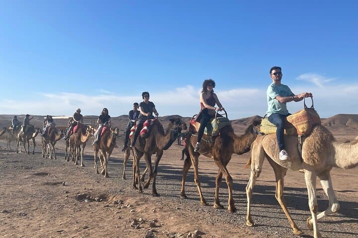 Agafay Desert Sunset Camel Ride and Starry Dinner from Marrakech photo 6