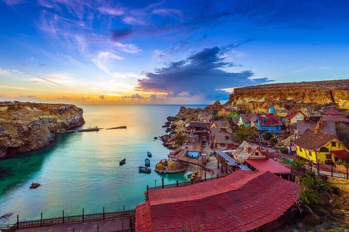 Popeye Village Malta: Anchor Bay Family Day Trip with Optional Private Transfers