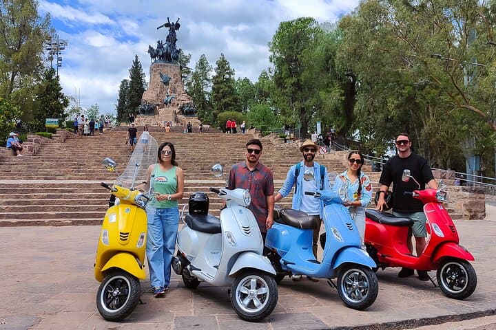 Vespa Tour of Mendoza: Winery & Olive Grove Lunch in Chacras de Coria