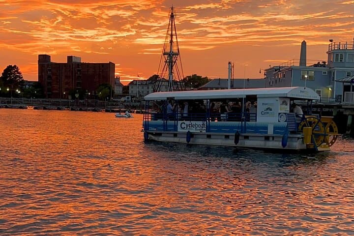 Cycleboat Boston: 90-Min BYOB Harbor Cruise & Private Pedal Charter