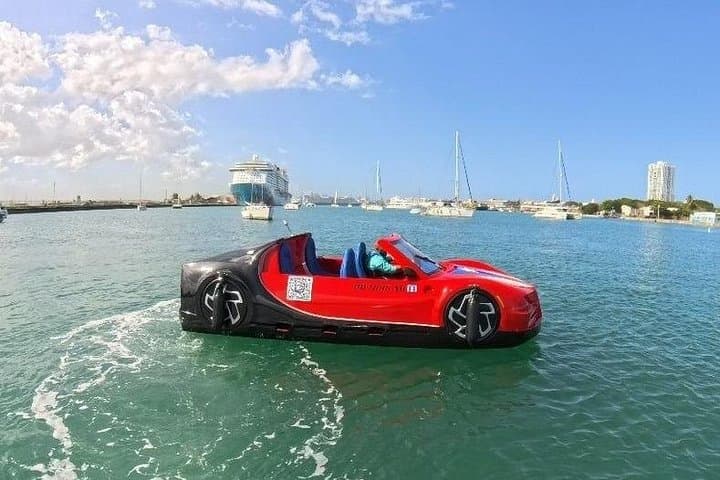 Drive a Jet Car in San Juan Bay: Bugatti-Style Water Jet Car Rental photo 1