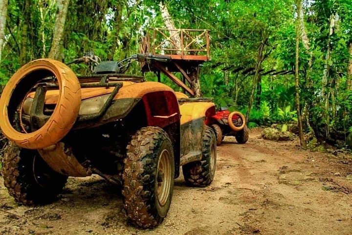 ATV, Zipline & Cenote Adventure from Cancun — Jungle Ride, Canopy Flight & Swim photo 3