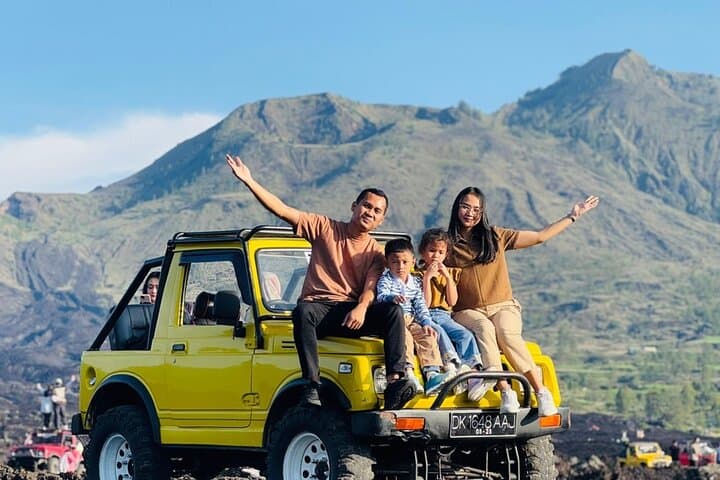 Mount Batur Jeep Sunrise and Hot Springs Experience — Jeep Summit, Black Lava Fields & Toya Devasya Soak photo 2