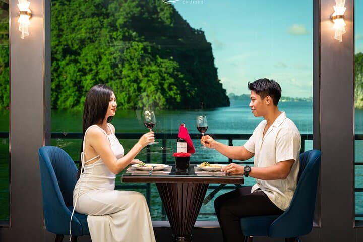 Halong Bay Carnival Cruise: Jacuzzi, Kayaks & Sunset Party from Hanoi