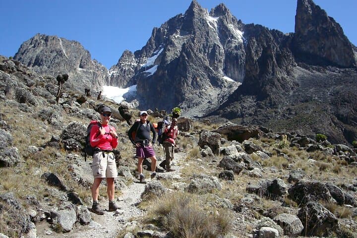 6-Day Mount Kenya Trek: Naro Moru to Point Lenana via Sirimon & Mackinders