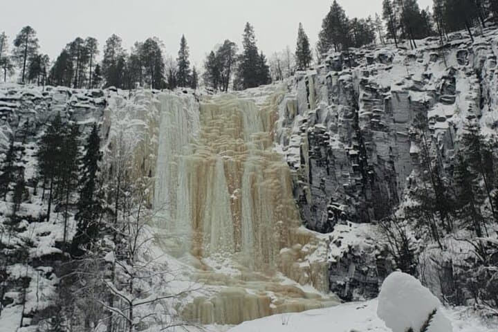 Korouoma Frozen Waterfalls Hike from Rovaniemi — Winter Canyon & Campfire Lunch photo 4