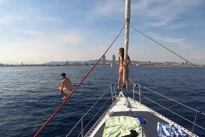 Private Barcelona Sailing Tour: Swim, Sightsee & Sip on the Mediterranean