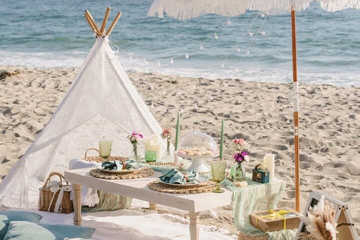 Tulum Beach Luxury Picnic: Private Tepee, Wine & Coastal Views photo 3