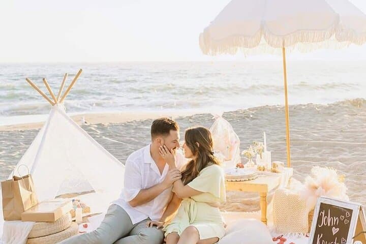 Tulum Beach Luxury Picnic: Private Tepee, Wine & Coastal Views
