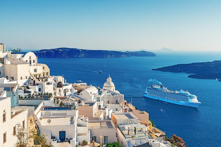 Skip Santorini Cable Car: Boat Transfer, Oia & Black Beach Shore Excursion photo 2
