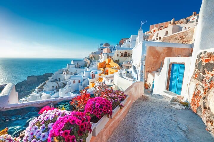 Skip Santorini Cable Car: Boat Transfer, Oia & Black Beach Shore Excursion