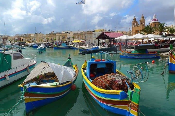 Marsaxlokk & The Three Cities: Coastal Culture, Markets and St. Peter’s Pool Swim
