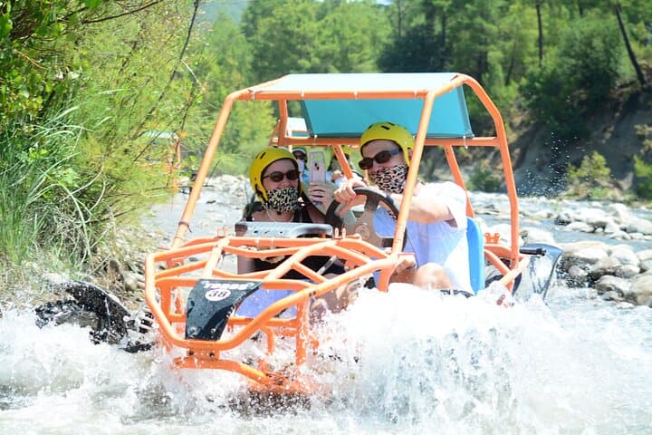 Antalya Adventure Day: Köprülü Canyon Rafting, Zipline, Jeep & Buggy Combo