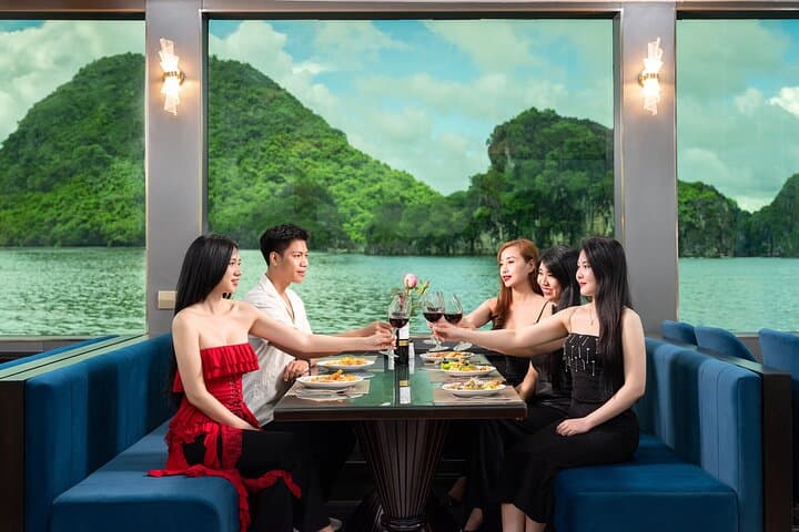 Halong Bay Luxury Day Cruise: Caves, Kayak, Beach & Jacuzzi photo 6