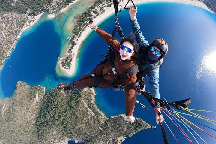 Tandem Paragliding Over Ölüdeniz: Babadag Flights to Blue Lagoon Beach Landing photo 4