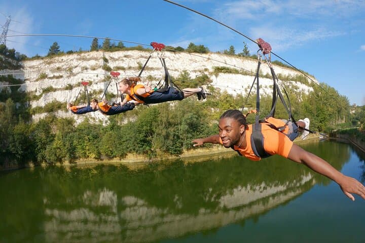 Soar Over the Quarry: England's Longest Zipline at Bluewater