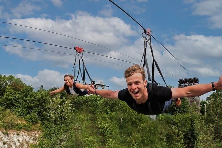 Soar Over the Quarry: England's Longest Zipline at Bluewater photo 2