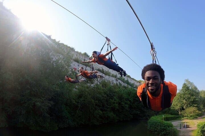 Soar Over the Quarry: England's Longest Zipline at Bluewater photo 3